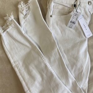 White high waist skinny jeans ( Jamie) US 6 new